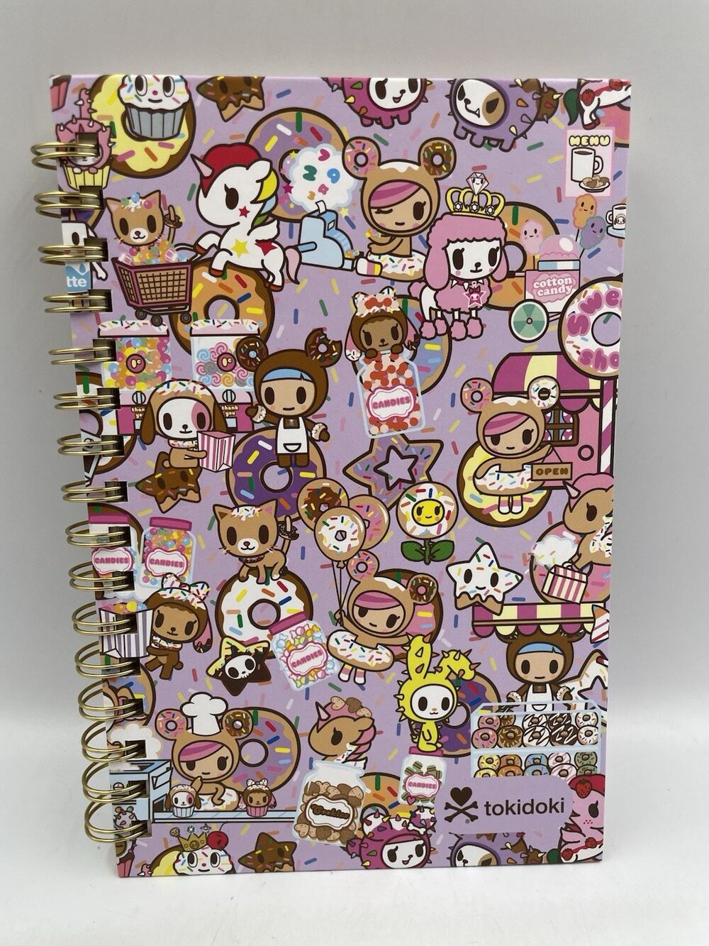 Tokidoki Donutella Sweet Shop Spiral Notebook by Orange Circle Studio NEW